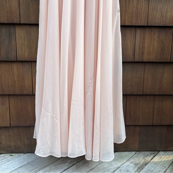 Lulu’s All About Love Blush Pink Formal Maxi Dress Size Medium - Picture 4 of 16